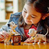 LEGO Disney ǀ 43271 Pongo e Peggy - La Carica dei Cento e Uno, Animali Giocattolo, Regalo per Bambine e Bambini da 6+ Anni, Giochi di costruzione Animali Giocattolo, Regalo per Bambine e Bambini da 6+ Anni, Set da costruzione, 6 anno/i, Plastica, 268 pz, 348 g