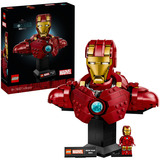 LEGO | Marvel 76327 Busto di Iron Man MK4, Costruzioni Adulti Fai da Te con Minifigure di Tony Stark, Regalo da Collezione, Giochi di costruzione Costruzioni Adulti Fai da Te con Minifigure di Tony Stark, Regalo da Collezione, Set da costruzione, 18 anno/i, Plastica, 436 pz, 550 g