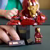 LEGO | Marvel 76327 Busto di Iron Man MK4, Costruzioni per Adulti Fai da Te con Minifigure di Tony Stark, Regalo da Collezione, Giochi di costruzione Costruzioni per Adulti Fai da Te con Minifigure di Tony Stark, Regalo da Collezione, Set da costruzione, 18 anno/i, Plastica, 436 pz, 550 g