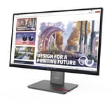 Lenovo ThinkVision P24QD-40 Monitor PC 60,5 cm (23.8") 2560 x 1440 Pixel Quad HD LCD Nero, Monitor LED Nero, 60,5 cm (23.8"), 2560 x 1440 Pixel, Quad HD, LCD, 6 ms, Nero