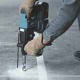 Makita Martello combinato a batteria DHR243JWX2, 18 Volt, Trapano a percussione blu/Nero