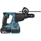 Makita Martello combinato a batteria DHR243JWX2, 18 Volt, Trapano a percussione blu/Nero