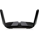 Netgear Nighthawk RAXE500 router wireless Gigabit Ethernet Tri-band (2,4 GHz/5 GHz/6 GHz) Nero Nero, Wi-Fi 6 (802.11ax), Tri-band (2,4 GHz/5 GHz/6 GHz), Collegamento ethernet LAN, Nero, Router da tavolo