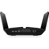 Netgear Nighthawk RAXE500 router wireless Gigabit Ethernet Tri-band (2,4 GHz/5 GHz/6 GHz) Nero Nero, Wi-Fi 6 (802.11ax), Tri-band (2,4 GHz/5 GHz/6 GHz), Collegamento ethernet LAN, Nero, Router da tavolo