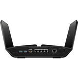 Netgear Nighthawk RAXE500 router wireless Gigabit Ethernet Tri-band (2,4 GHz/5 GHz/6 GHz) Nero Nero, Wi-Fi 6 (802.11ax), Tri-band (2,4 GHz/5 GHz/6 GHz), Collegamento ethernet LAN, Nero, Router da tavolo