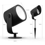 Philips Hue White & Color Ambance Lily XL Outdoor Spot Erweiterung, Luce LED Nero