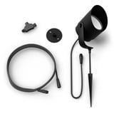 Philips Hue White & Color Ambance Lily XL Outdoor Spot Erweiterung, Luce LED Nero