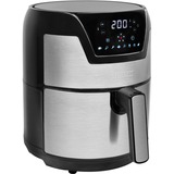 Princess 182026 Aerofryer Digitale XXL, Friggitrice ad aria calda Nero/in acciaio inox, Friggitrice ad aria calda, 4,5 L, 1,2 kg, 80 °C, 200 °C, 7 persona(e)