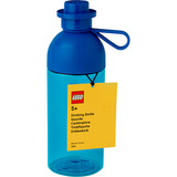 Room Copenhagen Borraccia LEGO 0,5 litri, Bottiglia di acqua blu/trasparente