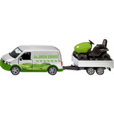 SIKU SUPER VW T6 con trattorino tosaerba, Veicolo modello 