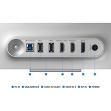 Samsung Monitor Gaming Odyssey OLED G8 da 32'' UHD Flat, Monitor di gioco argento, 81,3 cm (32"), 3840 x 2160 Pixel, 4K Ultra HD, OLED, 0,03 ms, Argento