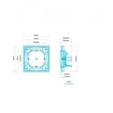 Shelly Wall Switch 4, Pulsante Nero