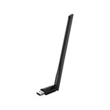 TP-Link Archer T2U Plus Interno WLAN 600 Mbit/s, Adattatore Wi-Fi Nero, Interno, Cablato, USB, WLAN, 600 Mbit/s, Nero