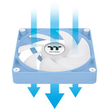Thermaltake CT140 ARGB Sync PC Cooling Fan Hydrangea Blue, Ventola celeste
