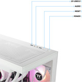 Thermaltake PC-000110-DE, PC Gaming bianco/trasparente