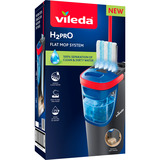 Vileda H2PrO Set di mocio piatto, Tergipavimento Nero/Rosso