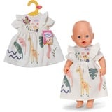 ZAPF Creation BABY born Dress Giraffe 43cm, Accessori della bambola BABY born Dress Giraffe 43cm, Vestito per bambola, 3 anno/i