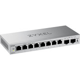 Zyxel GS1200-10V3 Switch Gigabit 10P, Interruttore grigio