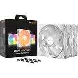 be quiet! LIGHT WINGS LX 140mm PWM 3-Pack White Case per computer Ventilatore 14 cm Bianco 3 pz, Ventola bianco, Ventilatore, 14 cm, 1200 Giri/min, 95 m³/h, Bianco