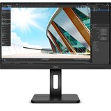 AOC U27P2CA Monitor PC 68,6 cm (27") 3840 x 2160 Pixel 4K Ultra HD LED Nero Nero, 68,6 cm (27"), 3840 x 2160 Pixel, 4K Ultra HD, LED, 4 ms, Nero