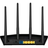 ASUS RT-AX57 router wireless Gigabit Ethernet Dual-band (2.4 GHz/5 GHz) Nero Wi-Fi 6 (802.11ax), Dual-band (2.4 GHz/5 GHz), Collegamento ethernet LAN, Nero, Router da tavolo