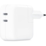 Apple Adattatore di alimentazione Dual USB-C MW2K3ZM/A, 35 Watt, Caricabatterie bianco