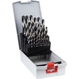 Bosch 2 608 577 352 punta per trapano Punta per trapano elicoidale 25 pz, Drill bit set Trapano, Punta per trapano elicoidale, Rotazione manuale destra, Ghisa, Acciaio, 135°, High-Speed Steel (HSS)