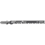 Bosch 2 608 633 A42 lama per sega a gattuccio, sega a traforo e sega universale Lama per seghetto alternativo Acciaio al carbonio (HCS) 100 pz Lama per seghetto alternativo, Truciolare, Pannello in fibra, Legno dolce, Paniforte, Acciaio al carbonio (HCS), 4 mm, 10 cm, 100 pz