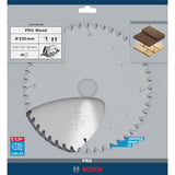 Bosch 2 608 640 629 lama circolare 23 cm 1 pz, Lama per sega Legno, 23 cm, 3 cm, 1,8 mm, 2,8 mm, ATB (Angolo smussato superiore alternato)