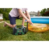 Bosch Pompa ad aria compressa a batteria PAO, 18V SOLO, Pompa di aria verde/Nero