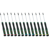 Bosch Set di cacciaviti di precisione, 13 pezzi, Cacciavite verde/Nero