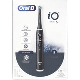Braun Oral-B iO Serie 6s, Spazzolino da denti elettrico Nero, Adulto, Spazzolino a vibrazione, Cura quotidiana, Pulito profondo, Cura gum, Sensibile, Sbiancante, Nero, 2 min, Nero