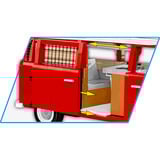COBI Volkswagen T2a Camper Van Executive Edition, Giochi di costruzione rosso/Bianco