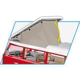 COBI Volkswagen T2a Camper Van Executive Edition, Giochi di costruzione rosso/Bianco