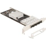 DeLOCK PCI Express x4 a 4 x slot SFP Gigabit LAN i350, Scheda di rete 