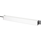 Digitus Multipresa 19" PDU con profilo in alluminio, 7 vie, Ciabatta Nero/alluminio