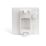 Digitus Piastra frontale 45x45 mm per canaline, Apertura bianco