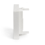Digitus Piastra frontale 45x45 mm per canaline, Apertura bianco