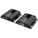 Digitus Set extender HDMI IP PoE, Estensione HDMI Nero