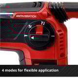 EINHELL Martello perforatore a batteria professionale TP-HD 18/26 Li BL - Solo, 18 Volt, Trapano a percussione rosso/Nero