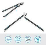 GARDENA Cesoia per rami EnergyCut Pro L, Potatore grigio/Turchese