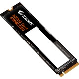 GIGABYTE AORUS Gen4 5000E 1 TB M.2 PCI Express 4.0 NVMe 3D TLC NAND, Disco a stato solido Nero, 1 TB, M.2, 5000 MB/s