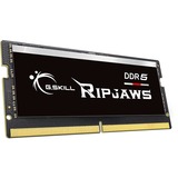 G.Skill Ripjaws F5-5200S3838A16GX1-RS memoria 16 GB 1 x 16 GB DDR5 5200 MHz Nero, 16 GB, 1 x 16 GB, DDR5, 5200 MHz, 262-pin SO-DIMM