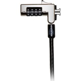 Kensington Lucchetto per laptop con combinazione Slim Nero/Argento, Kensington, Chiave, Acciaio al carbonio, Nero