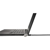 Kensington Lucchetto per laptop con combinazione Slim Nero/Argento, Kensington, Chiave, Acciaio al carbonio, Nero