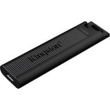 Kingston DataTraveler Max unità flash USB 512 GB USB tipo-C Nero, Chiavetta USB Nero, 512 GB, USB tipo-C, 1000 MB/s, Lamina di scorrimento, 12 g, Nero
