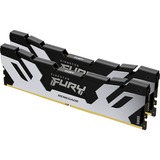 Kingston FURY FURY 32GB 6400MT/s DDR5 CL32 DIMM (Kit da 2) Renegade Silver, Memoria Nero/Argento, 32 GB, 2 x 16 GB, DDR5, 288-pin DIMM