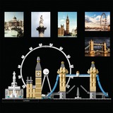LEGO Architecture Londra, Giochi di costruzione Set da costruzione, 12 anno/i, 468 pz, 526 g