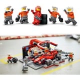 LEGO City 60443 Pit Stop e Meccanici con Monoposto Ferrari F1 - Officina, Macchina Giocattolo e Accessori, Giochi Bambini 6+, Giochi di costruzione Macchina Giocattolo e Accessori, Giochi Bambini 6+, Set da costruzione, 6 anno/i, Plastica, 322 pz, 600 g