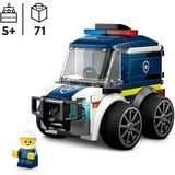 LEGO City Coole Flitzer - Camion della polizia, Giochi di costruzione 